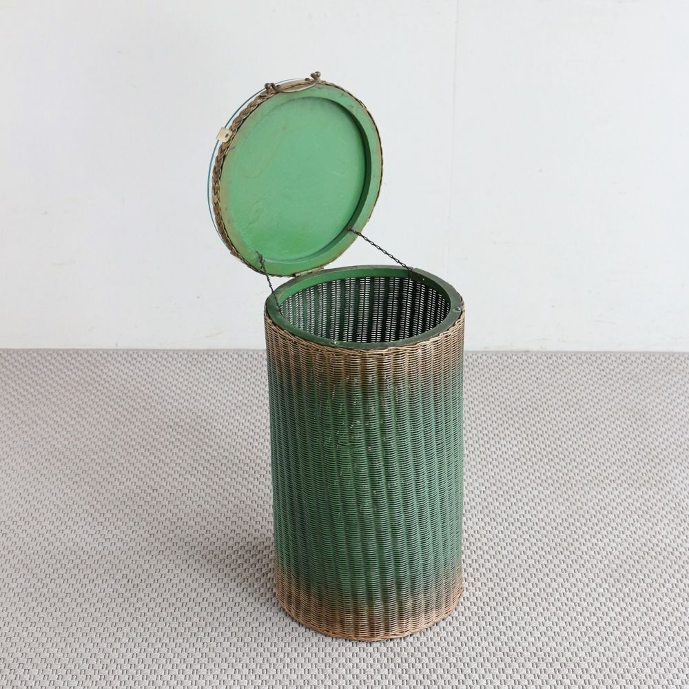 オシャレなガラストップ♪ ロイドルームバスケット VC104-480