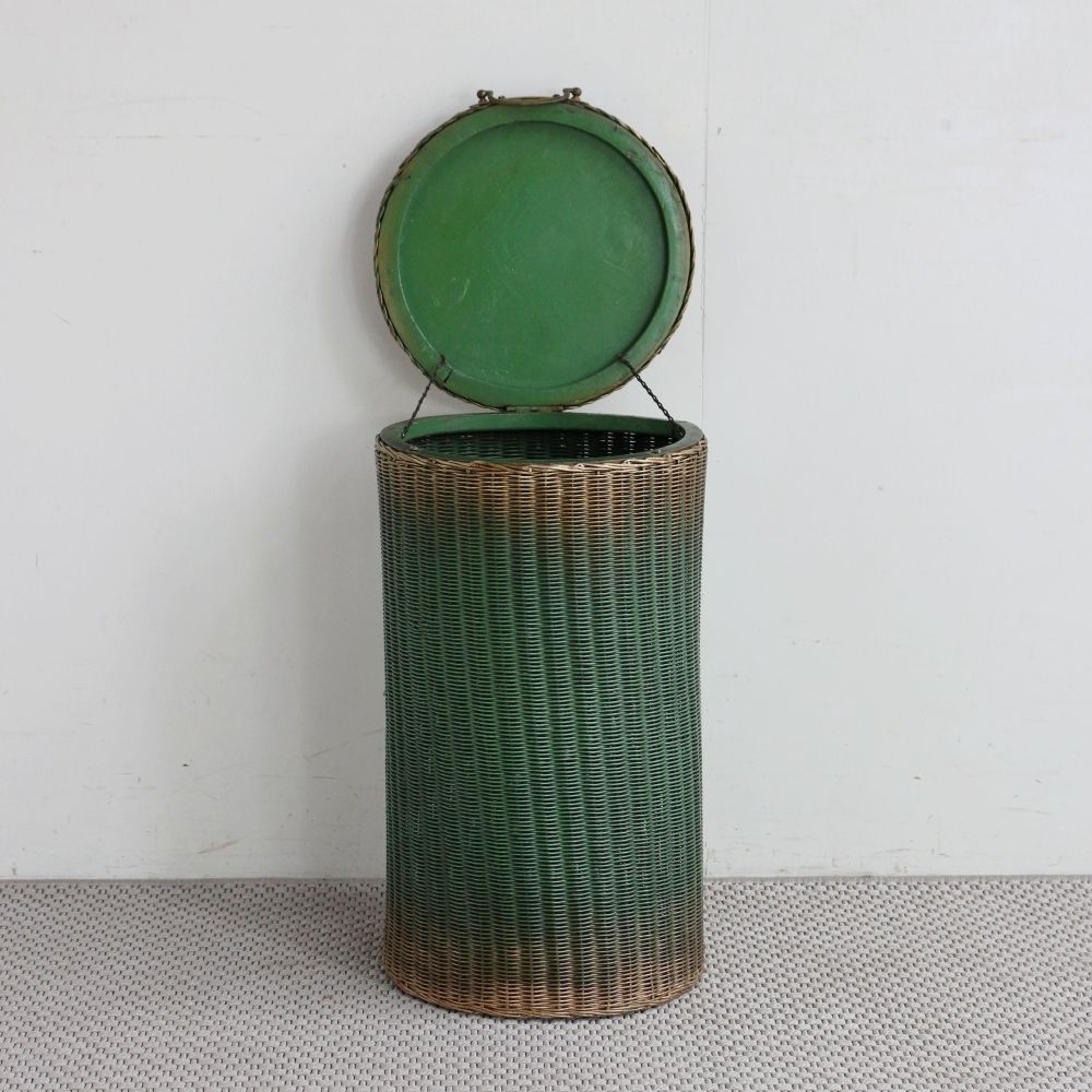 オシャレなガラストップ♪ ロイドルームバスケット VC104-480