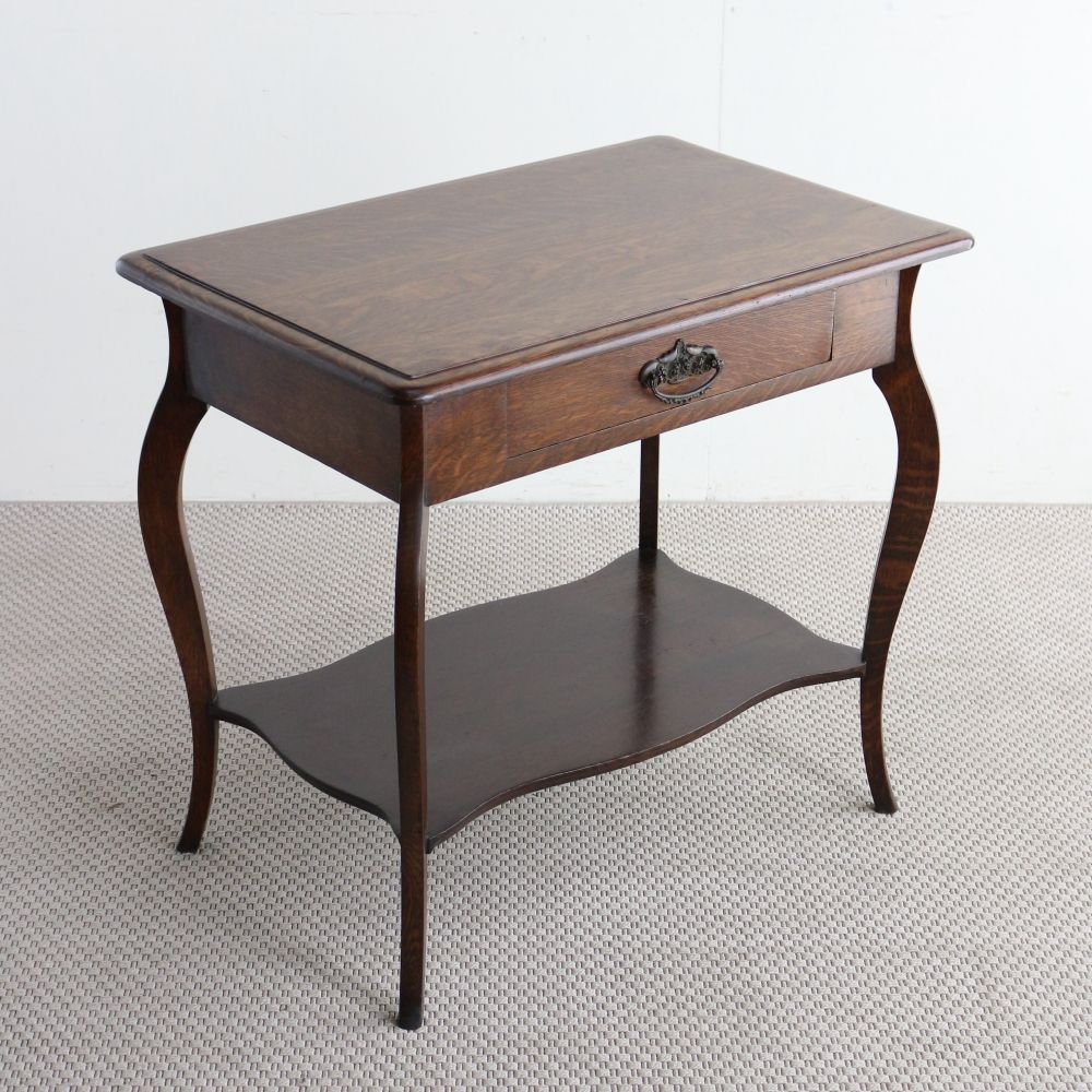 オークの杢目にひと目惚れ♪ サイドテーブル VC104-610