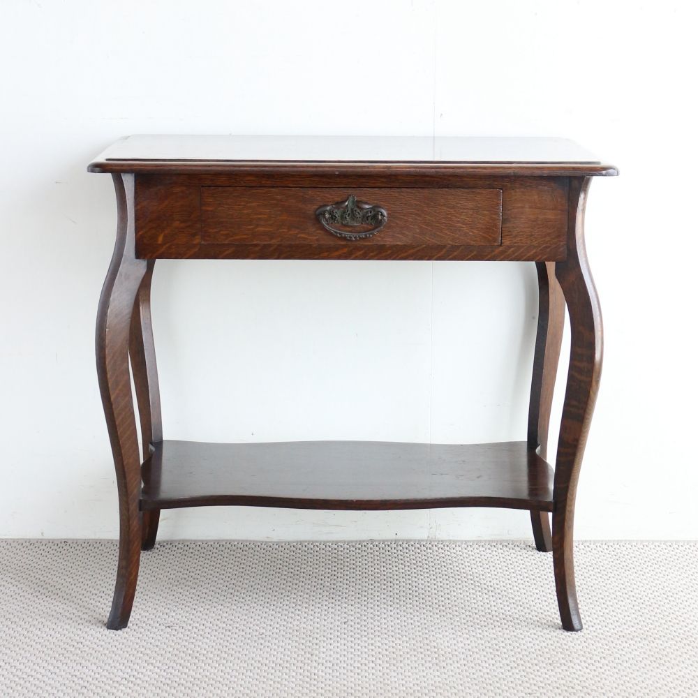 オークの杢目にひと目惚れ♪ サイドテーブル VC104-610