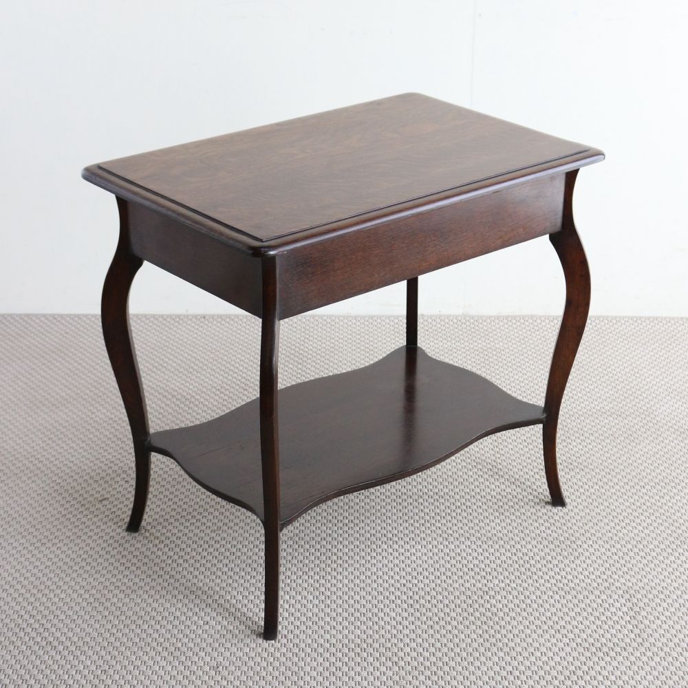 オークの杢目にひと目惚れ♪ サイドテーブル VC104-610