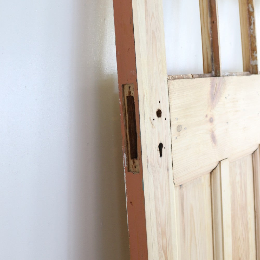 カントリーなイメージ♪ 英国アンティークのシンプルな格子ドア VC79-226