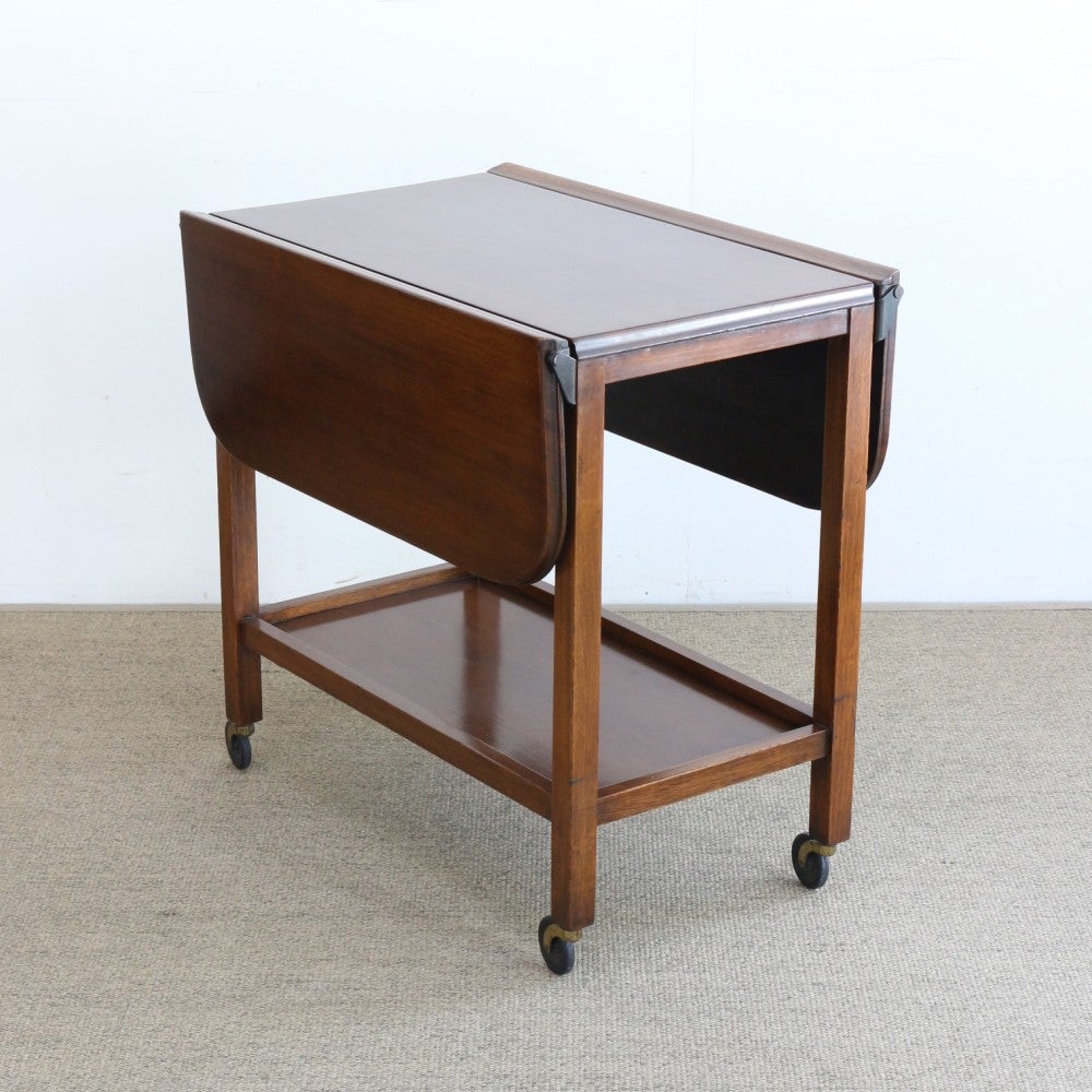ずっと使いたくなる上質シンプル♪ ドロップリーフ・トロリー VC95-015