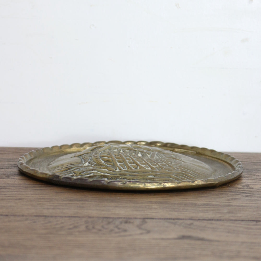 イギリスの船のモチーフ♪ 真鍮の壁飾り VC95-152009