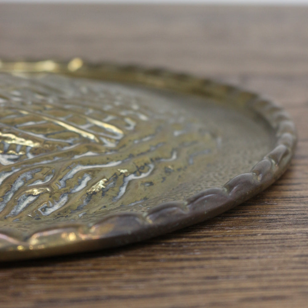 イギリスの船のモチーフ♪ 真鍮の壁飾り VC95-152009