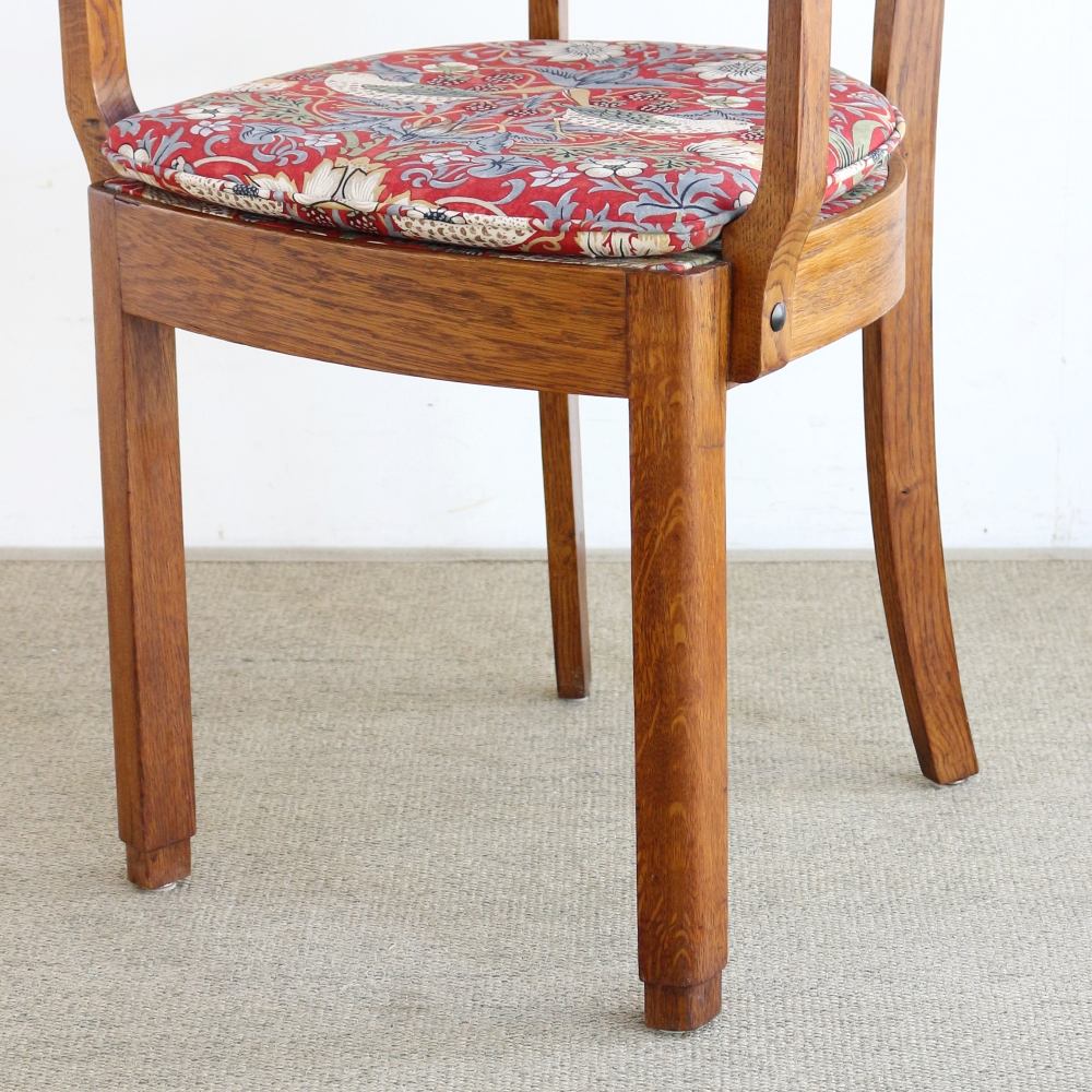 インテリアの挿し色に♪ アームチェア【ウィリアム・モリス イチゴ泥棒】 VS1-345002MORRIS