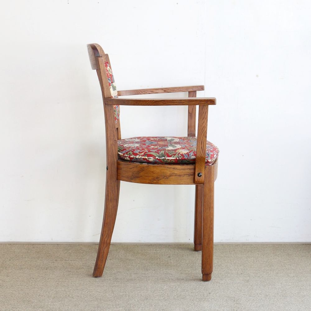 インテリアの挿し色に♪ アームチェア【ウィリアム・モリス イチゴ泥棒】 VS1-345002MORRIS