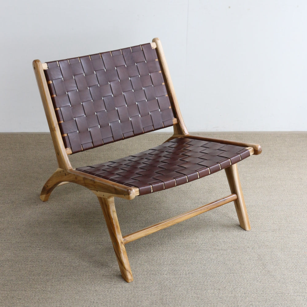 オシャレなくつろぎレザーチェア♪ LONDON LAZY CHAIR WR2-RKF001F