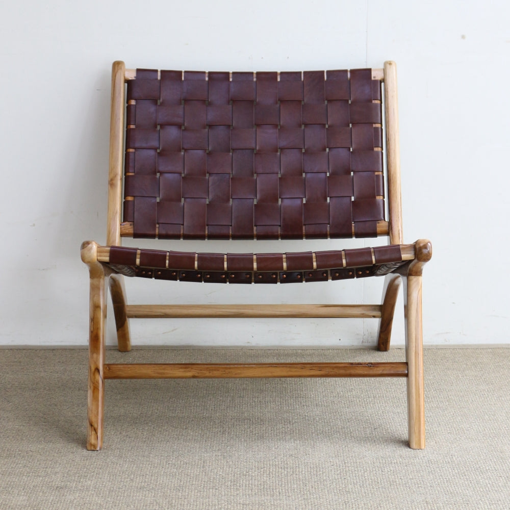 オシャレなくつろぎレザーチェア♪ LONDON LAZY CHAIR WR2-RKF001F