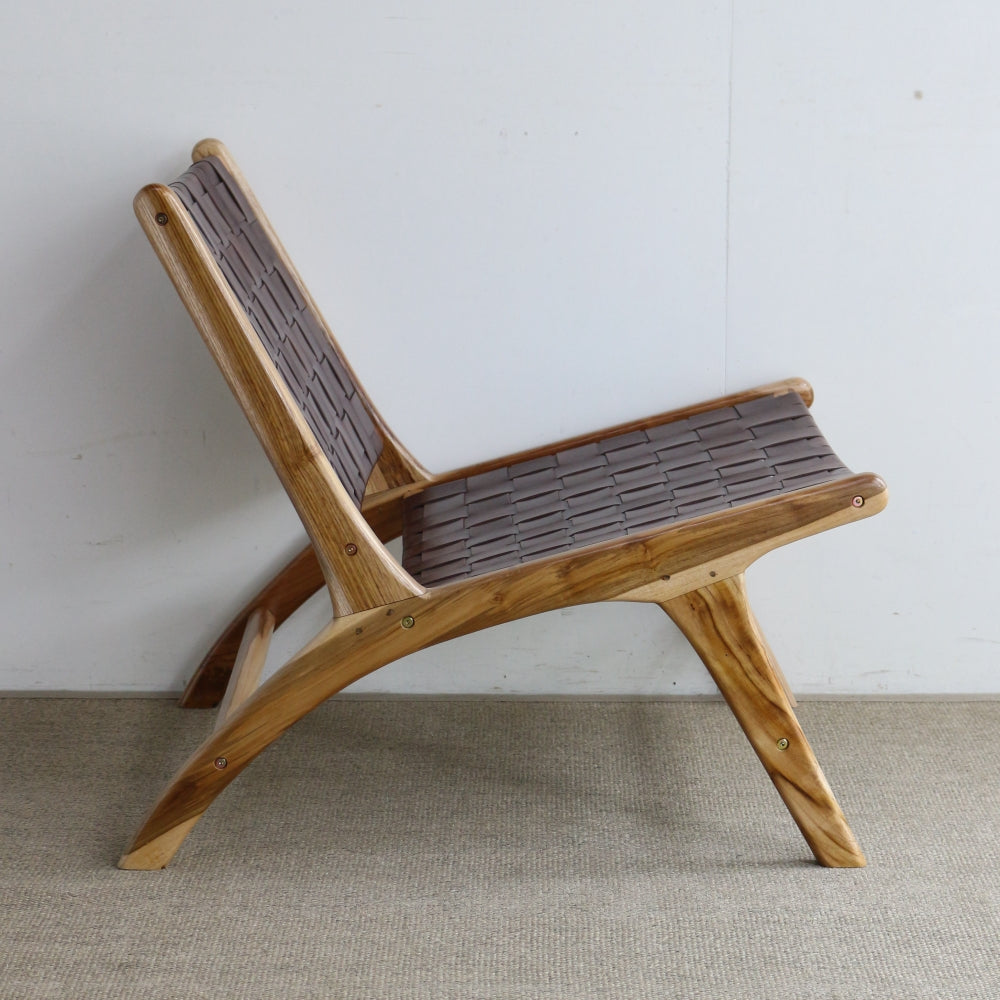 オシャレなくつろぎレザーチェア♪ LONDON LAZY CHAIR WR2-RKF001F