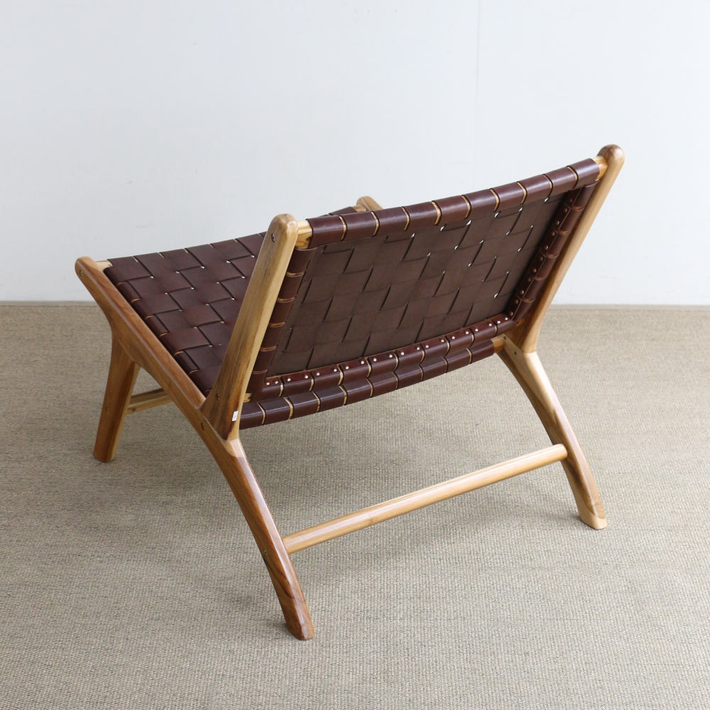 オシャレなくつろぎレザーチェア♪ LONDON LAZY CHAIR WR2-RKF001F