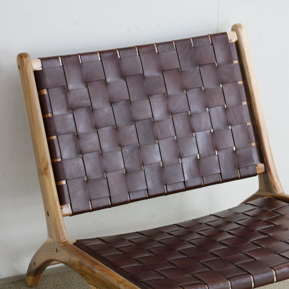 オシャレなくつろぎレザーチェア♪ LONDON LAZY CHAIR WR2-RKF001F