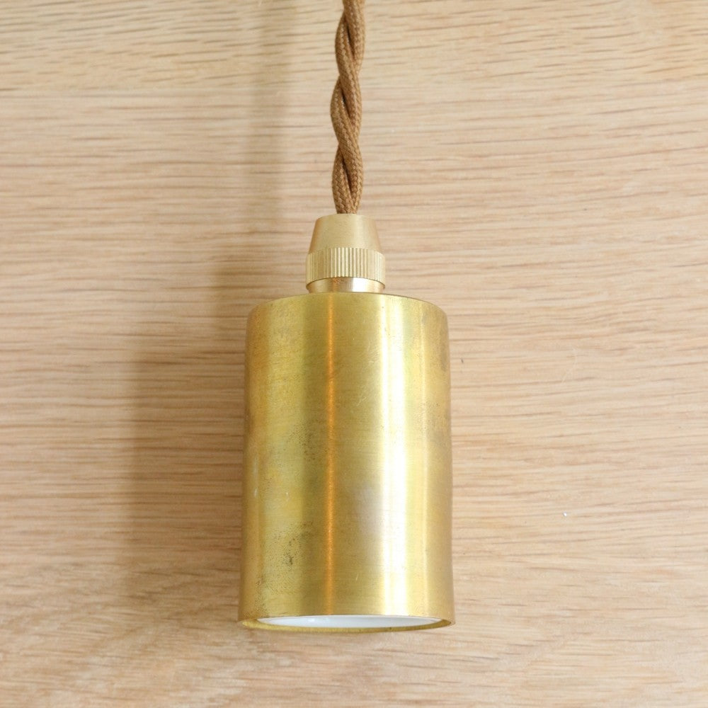 ぐるりと巻いたコードが遊び心♪ 灯具「LONDON LIGHT Clonal Gold」【E26対応】 WV1-L007-GD