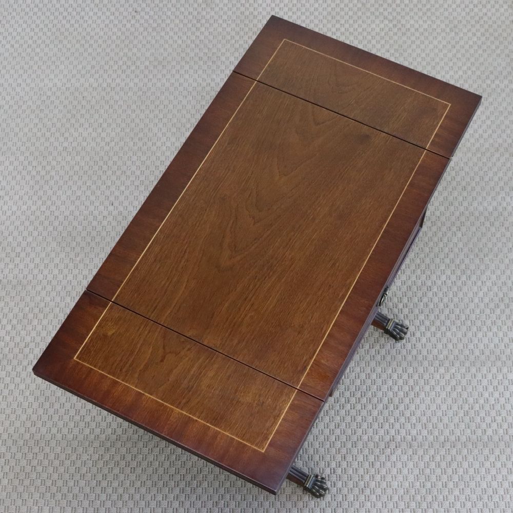 竪琴のモチーフ♪　ドロップリーフ・サイドテーブル　VC107-129