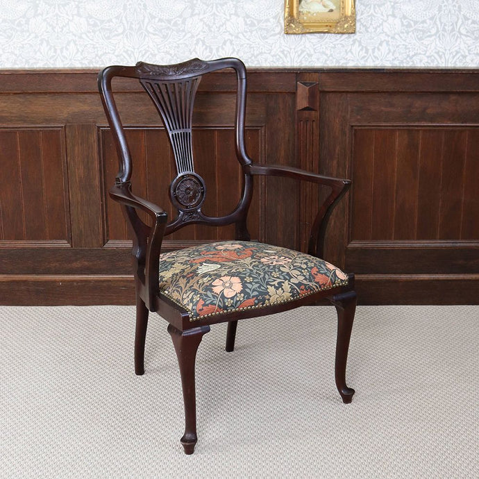 イギリスアンティーク　アームチェア　ヴィクトリアン様式WilliamMorris アームチェア・ロッキングチェア – タグ 