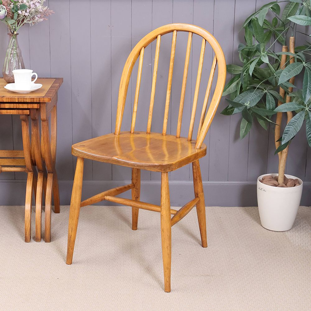 英国アンティーク木製キッチンチェア/ダイニングイス椅子/飾り棚(89-229-1 英国アンティーク木製キッチンチェア/ダイニングイス椅子/飾り棚(89