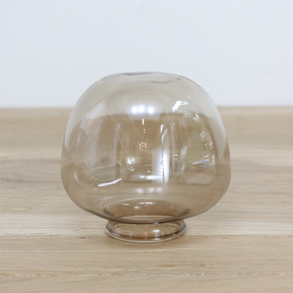 リンゴ型のガラスのペンダントランプ（ブラウン）セット【灯具A】　AX1-HS2862-TG06A